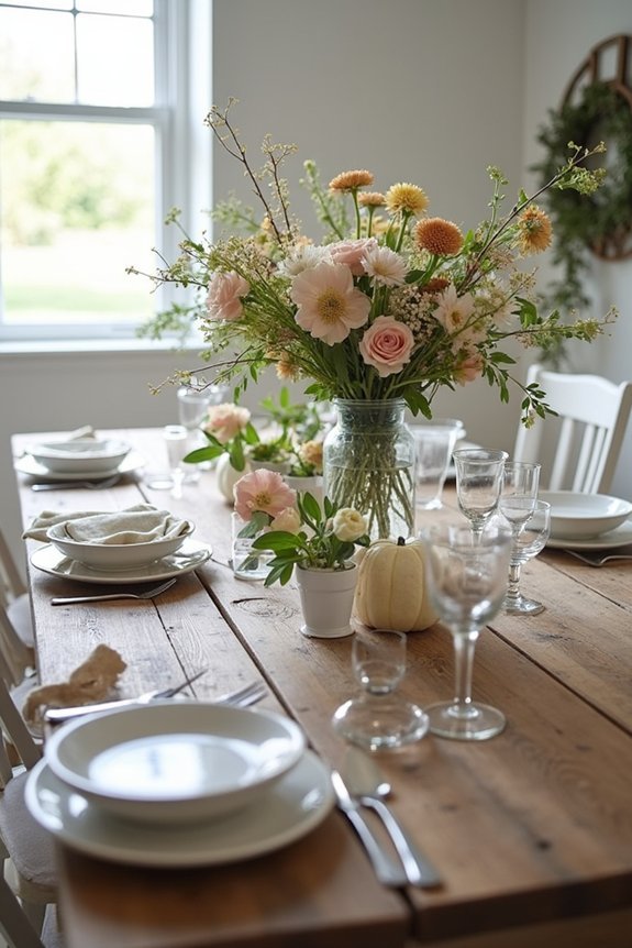 seasonal themed tablescape design