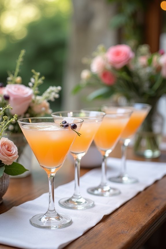 seasonal wedding cocktail recipes