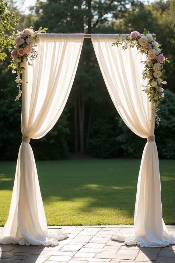 silver arch wedding styles
