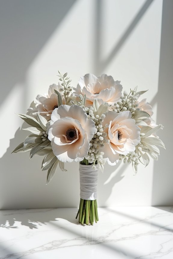 silver tones wedding aesthetics