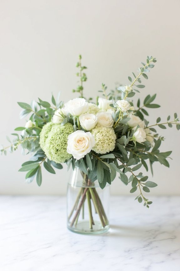 simple elegance with greenery
