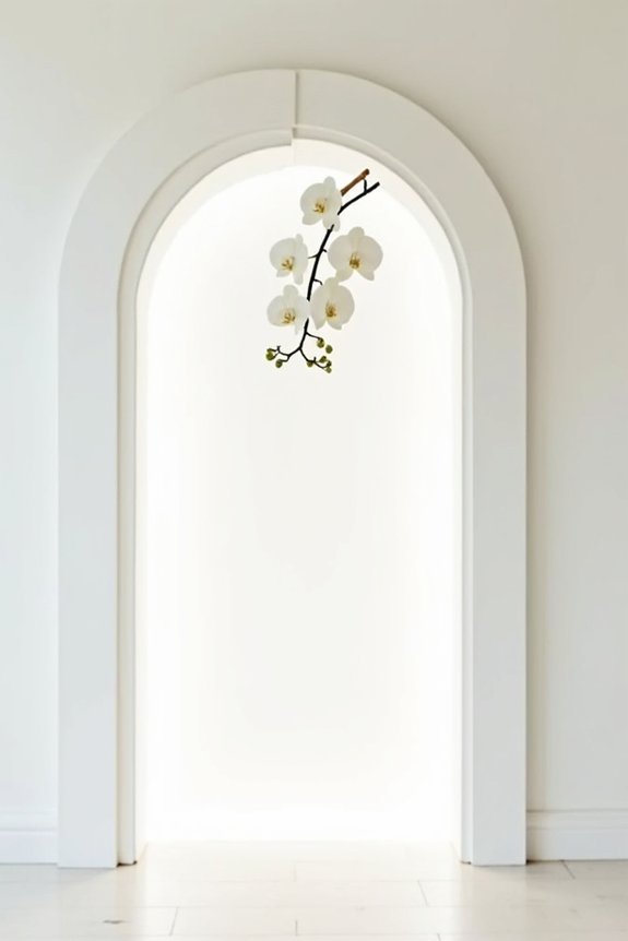 single stem orchid arch elegance