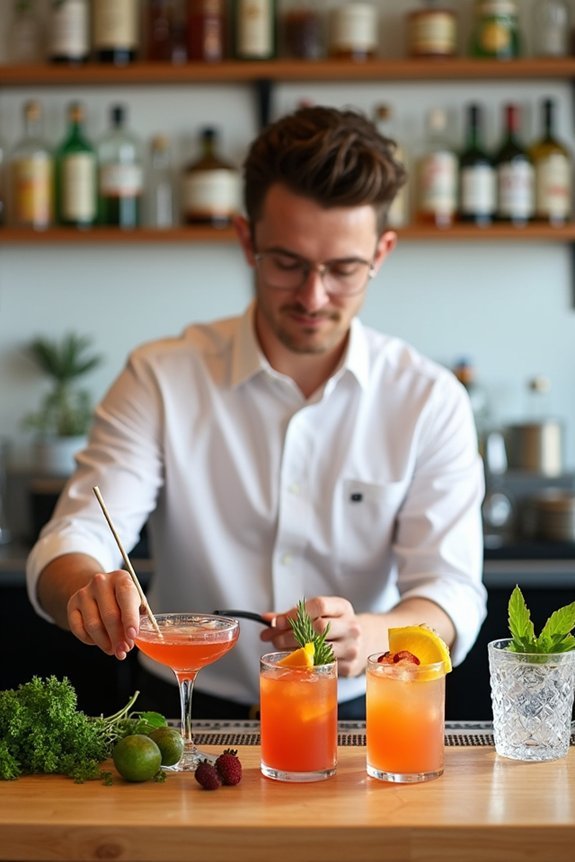 skilled bartender for exceptional service