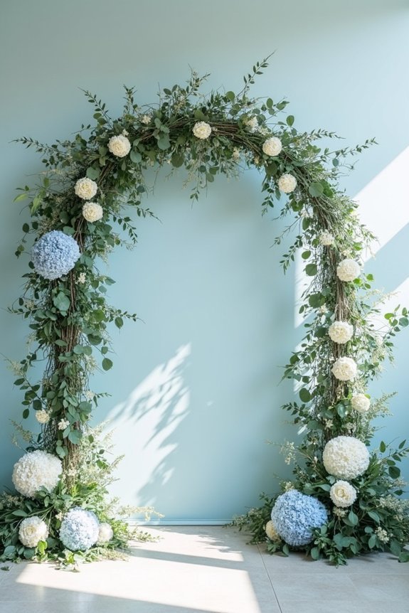 slate blue floral pairings