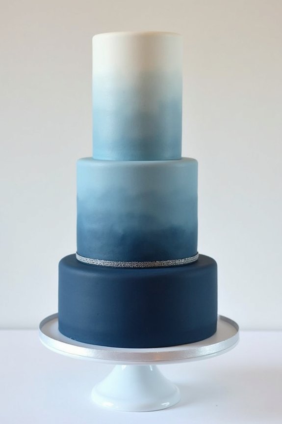 slate blue wedding elegance