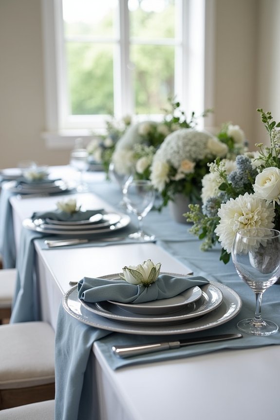 slate blue wedding palettes