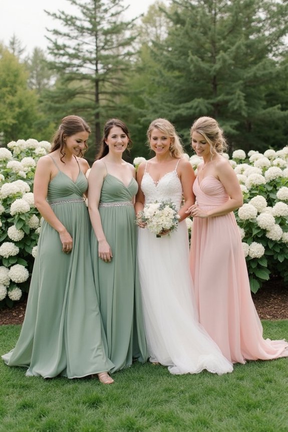 sleeveless bridesmaid dress styles