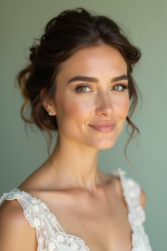soft romantic hair makeup
