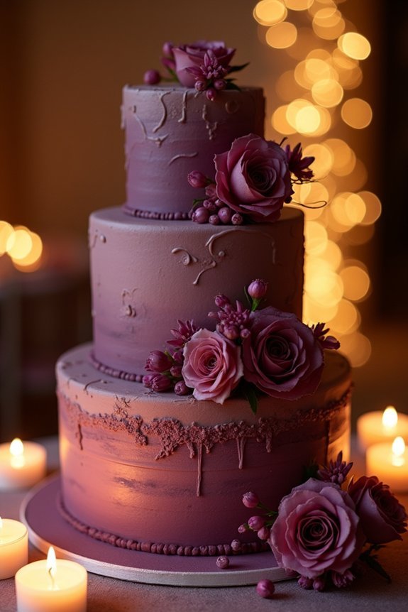 soft uplighting for cakes