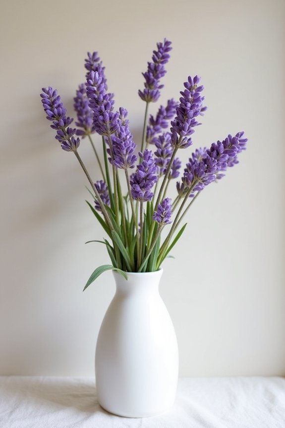 sophisticated lavender floral arrangements