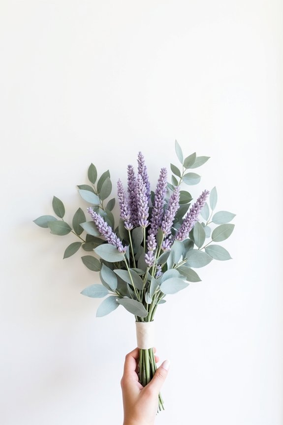 sophisticated minimalist floral arrangement