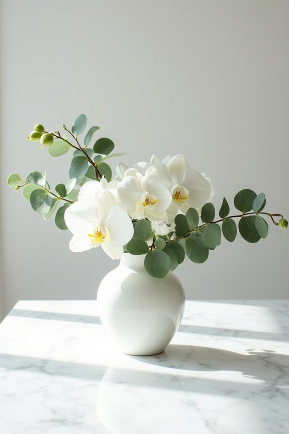 sophisticated minimalist wedding decor