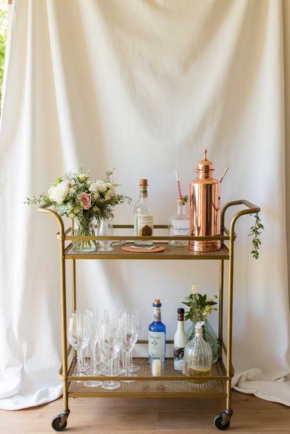sourcing bar cart essentials