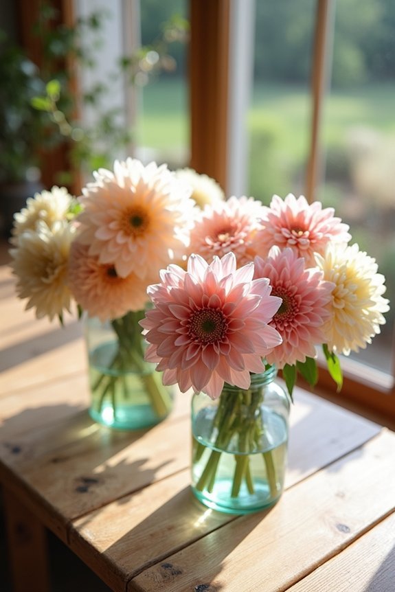 sourcing fresh dahlias timely