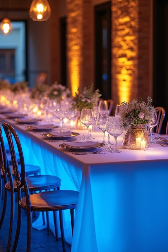 strategic lighting enhances ambiance