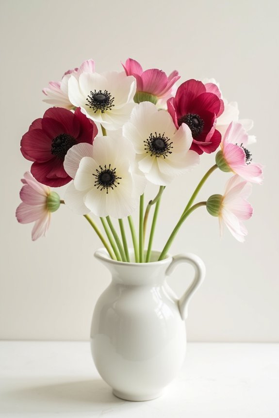 strategic placement of flowers
