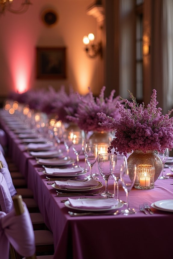strategic plum color placement