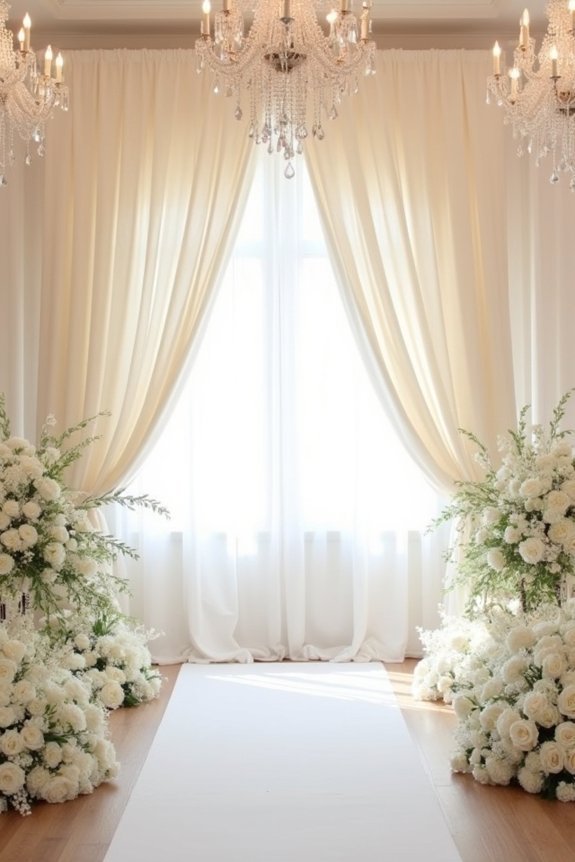 stunning ceremony backdrop ideas