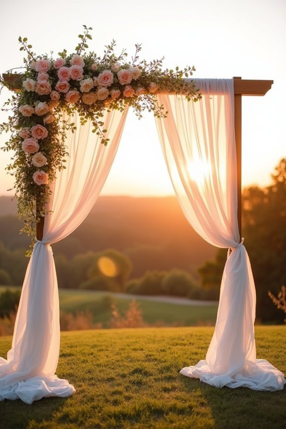 stunning ceremony backdrop ideas