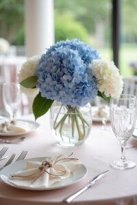 stunning hydrangea wedding centerpieces