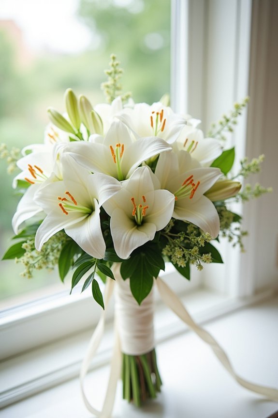 stunning lilies for weddings