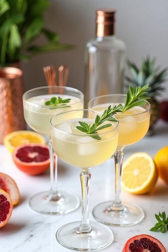 stunning mocktail bar photography
