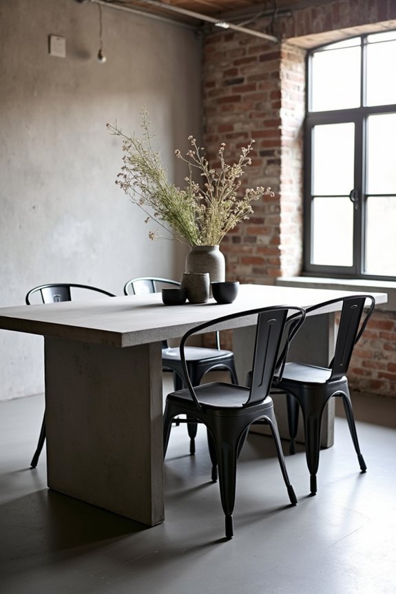 stylish industrial dining ideas