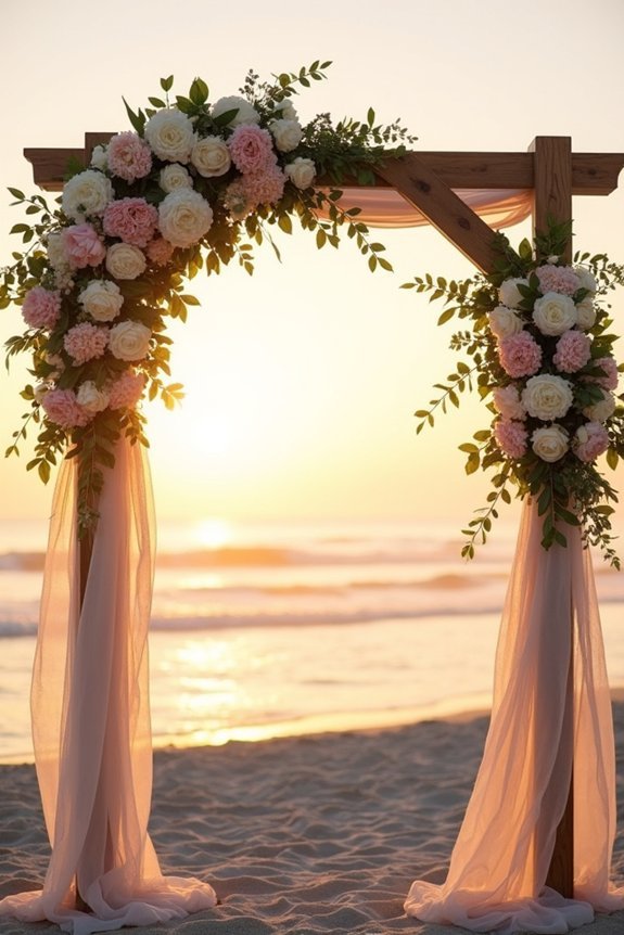 summer wedding arch inspiration