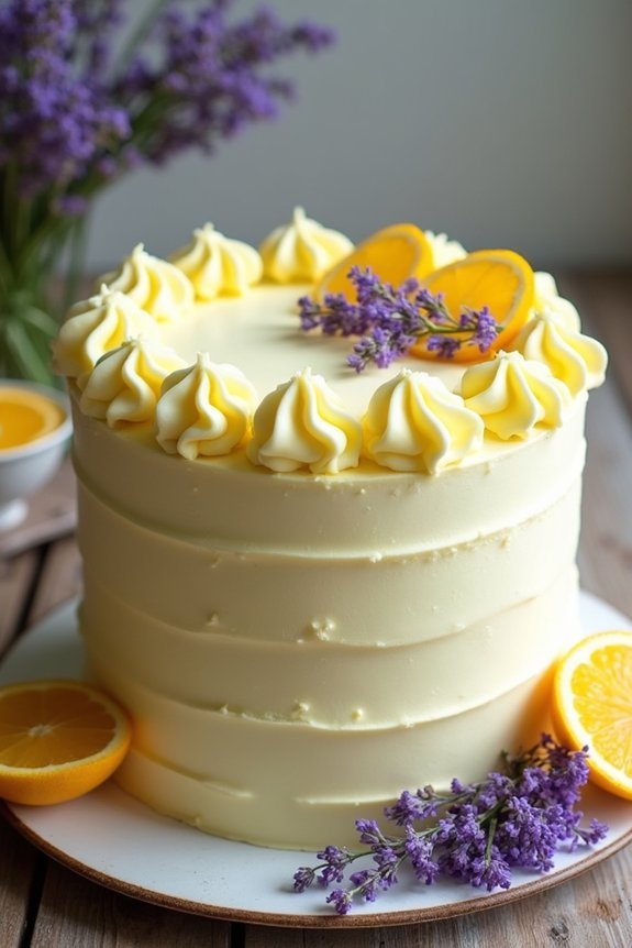 sumptuous citrus wedding cakes
