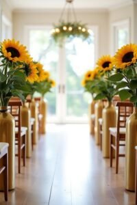sunflower themed event decorations ideas