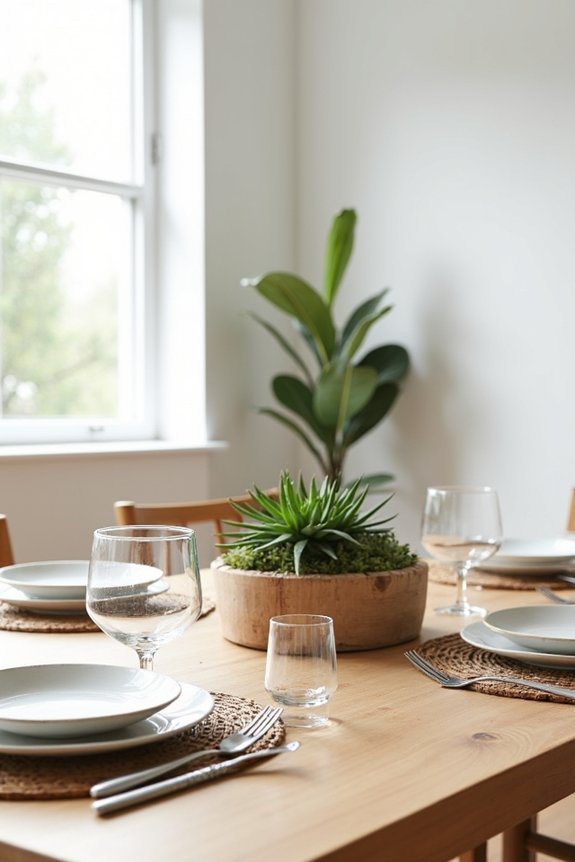 sustainable luxury table settings