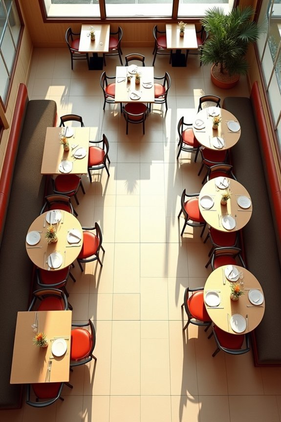 table shape impacts experience