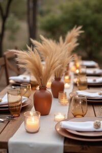 terracotta themed wedding decorations