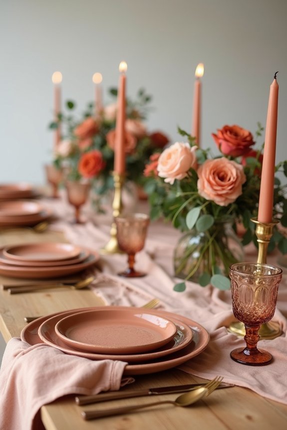 terracotta timeless elegant wedding choice