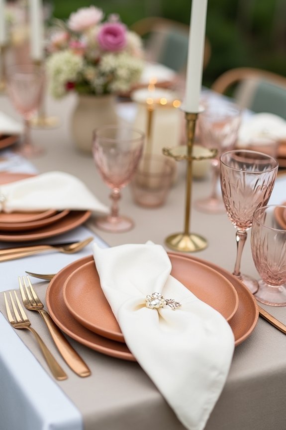 terracotta wedding accent ideas