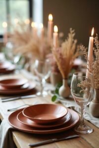 terracotta wedding table decor