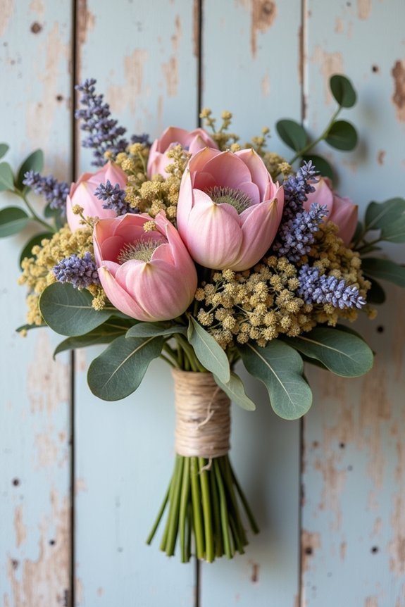 textured floral arrangement elegance