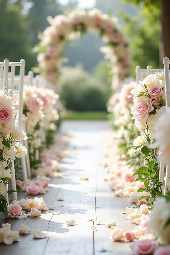 textured floral romance design