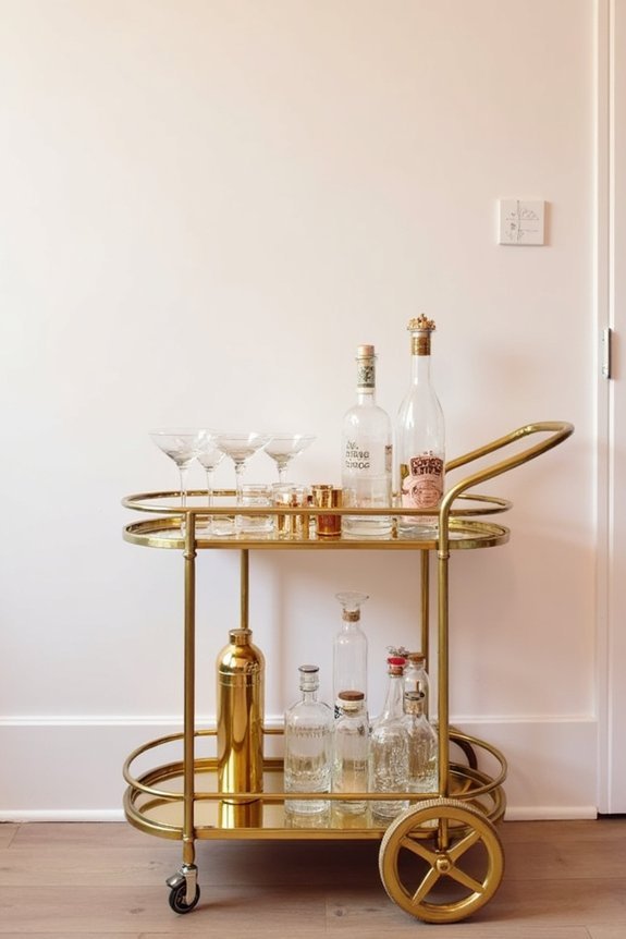 timeless bar cart themes