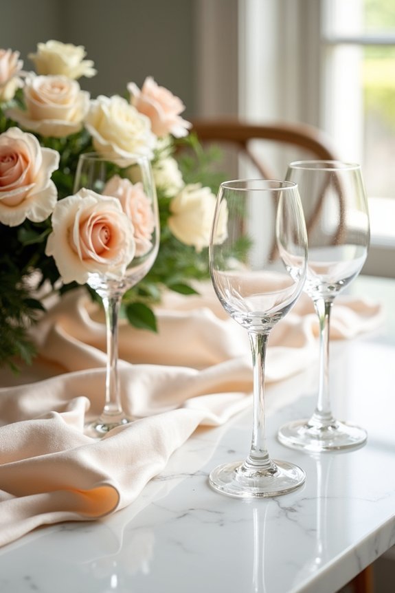 timeless champagne floral elegance