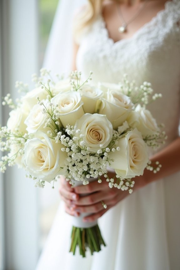 timeless elegance of white flowers