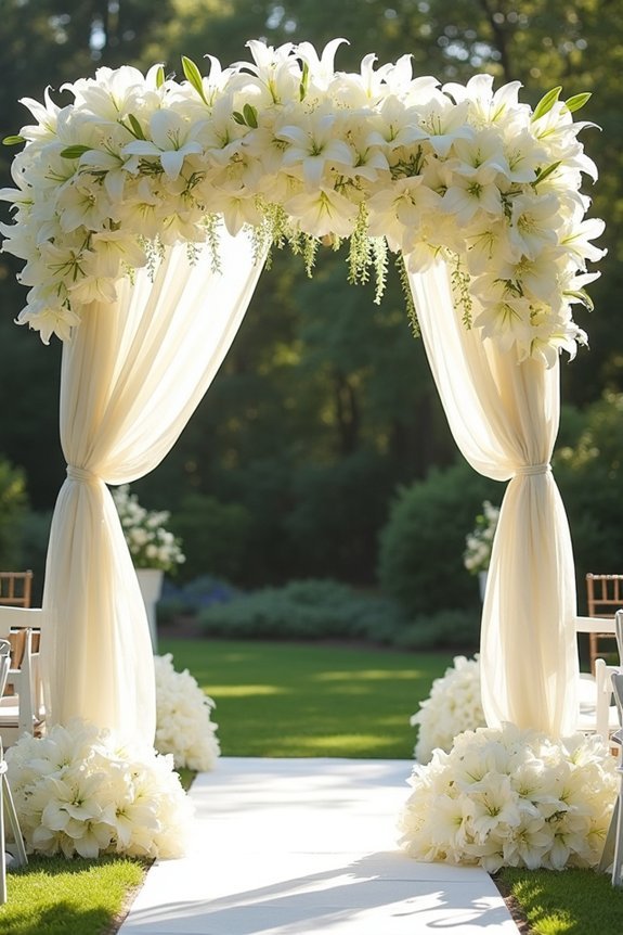 timeless elegance with lilies