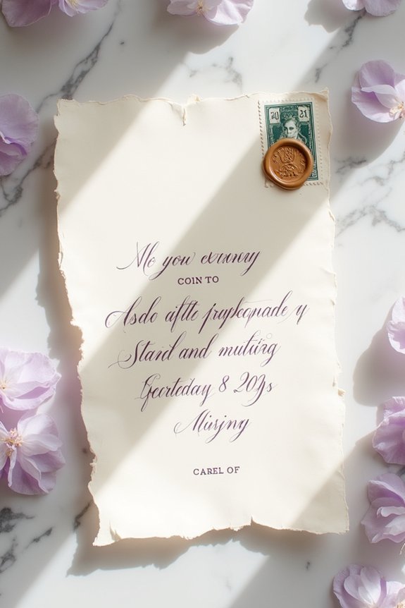 timeless french invitation elegance