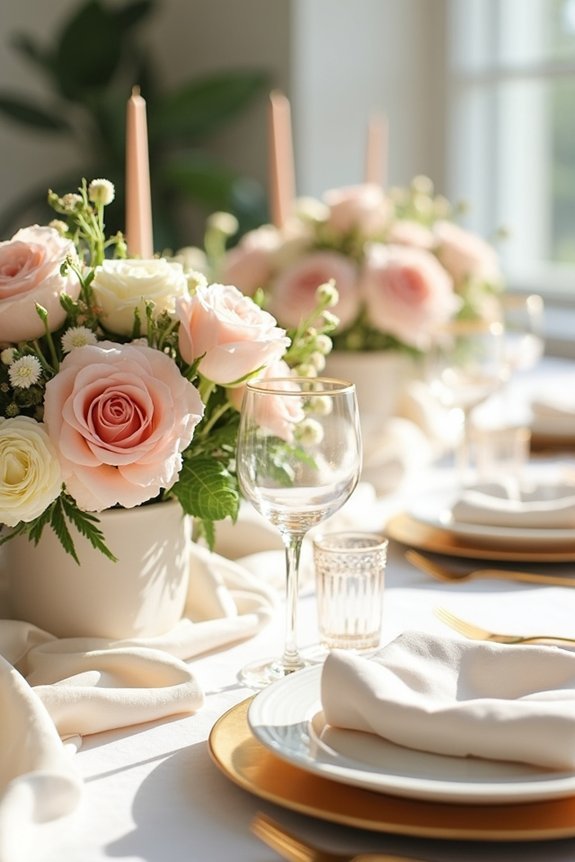 timeless romantic color palette