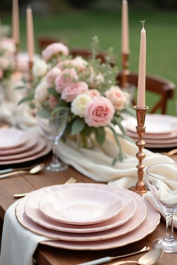 timeless romantic color palette