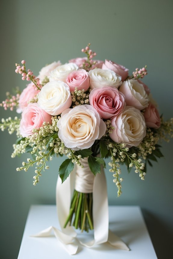 timeless romantic garden bouquets