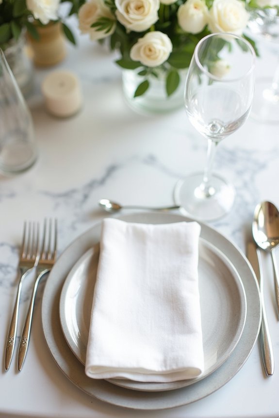 timeless silver wedding elegance