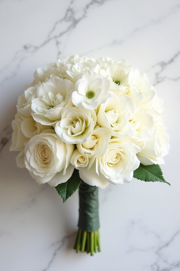 timeless structured floral elegance