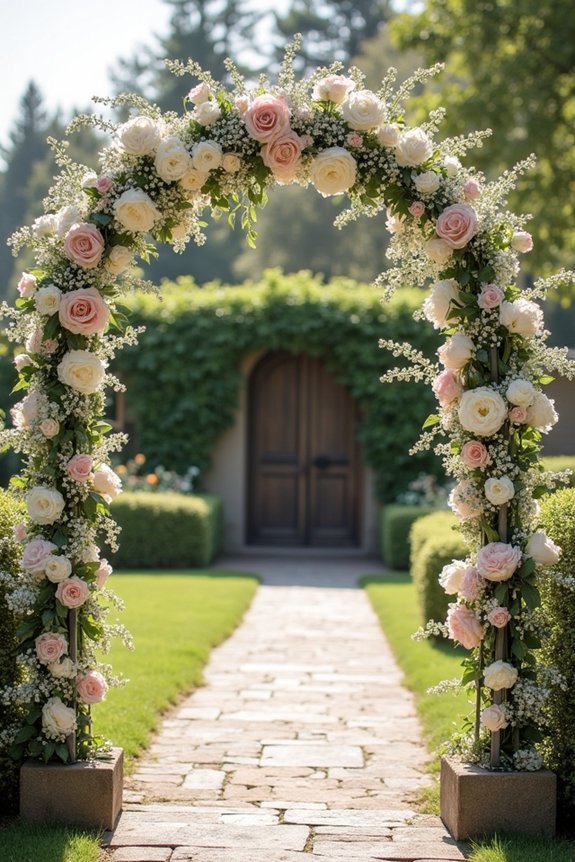 timeless vintage wedding arches
