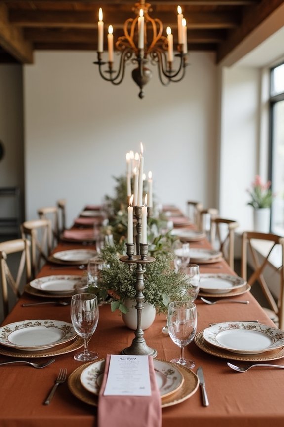 timeless warm rust elegance